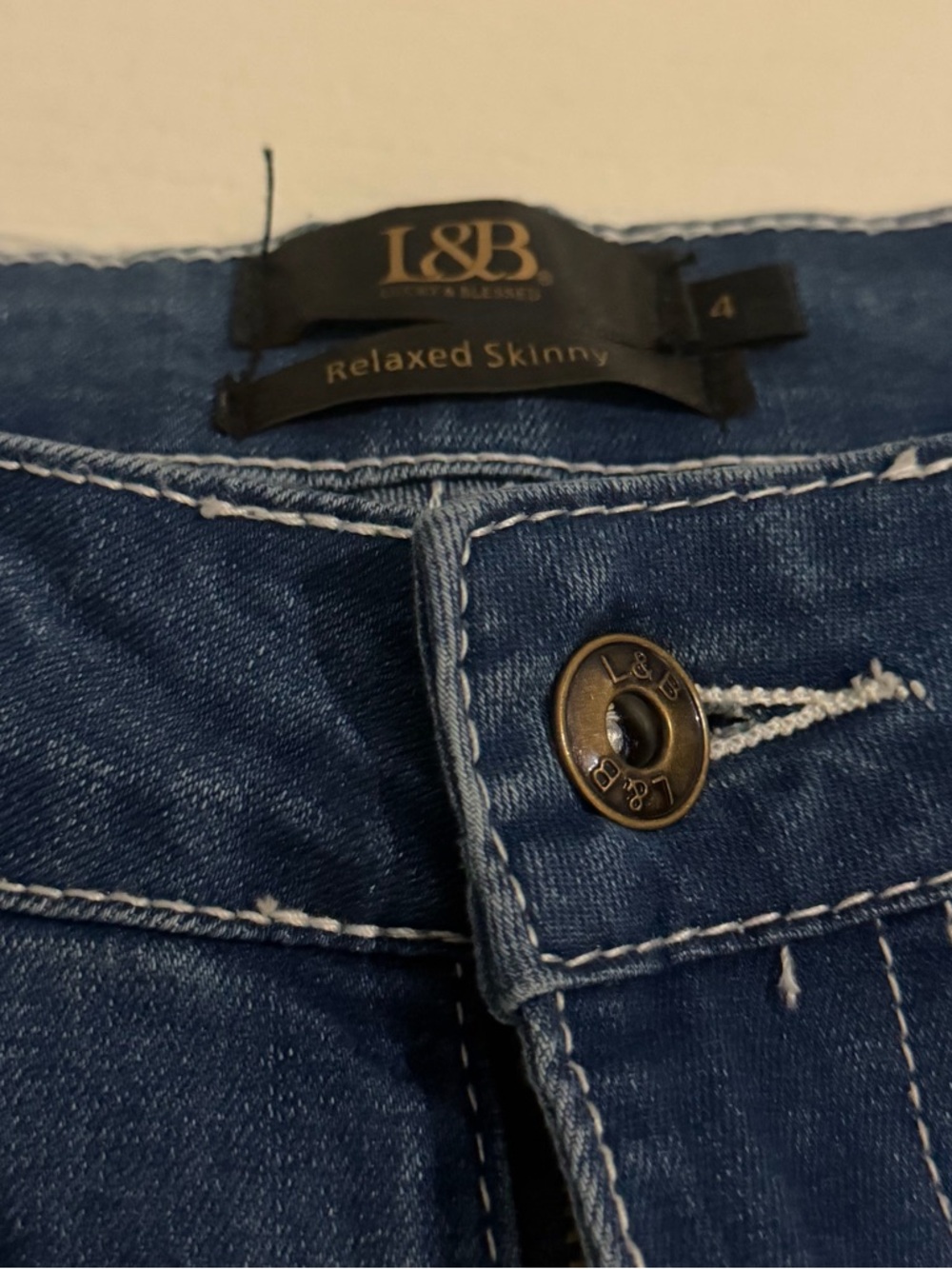 L&B Relaxed Skinny Jeans - Blue